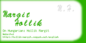 margit hollik business card